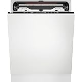 AEG FSE76738P Vollintegrierter-Geschirrspüler / Serie 7000 mit GlassCare / 60cm / WLAN-fähig / AirDry - perfekte Trocknungsergebnisse / A / energiesparend / Display / Startzeitvorwahl / extra leise