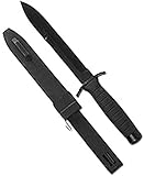 Mil-Tec Combat Messer Schwarz Einheitsgröße