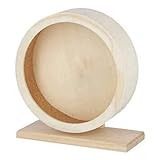 Kerbl 81788 Hamsterlaufrad aus Holz mit geschlossener Lauffläche aus Kork für sicheren Halt, Durchmesser 22 cm oder 29 cm (29 cm)