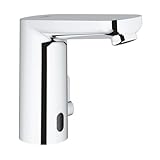 GROHE Get E - Infrarot-Elektronik für Waschtisch mit Mischung (wassersparend, 7 Programme, Einlochmontage), chrom, 36366001, Silber