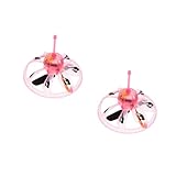 KOMBIUDA 2st Fliegendes -Spielzeug Kleine Fliegende Untertasse Fliegende Untertasse UFO Spielzeug Mit Fliegendem Ball Mini Fliegendes Drohnenspielzeug Outdoor-spielsets Mini-drohne