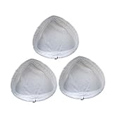Alipis 3er Set Waschbare Triangel Wischmoppbezüge Für Dampfmop H2O X5 Mikrofaser Reinigungstücher Für Effektive Bodenreinigung