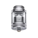 ROV Stalk RTA Selbstwickel-Tankverdampfer – Hochwertiger Rebuildable Tank Atomizer für E-Zigaretten – 24mm – Airflow Control – Edelstahl & Glas – Ohne Liquid & Ohne Nikotin