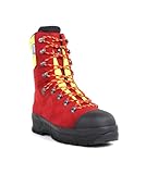 HAIX Schnittschutzstiefel/Schnittschutzschuhe Protector 2.0 in KOX Edition mit Gore-Tex Rot/Gelb Gr. 42