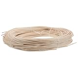 jojofuny 250g Synthetisches Rattan Reparaturset Rundes Flechtmaterial für Gartenmöbel Stühle und Sofas Rattan Ersatzteile für Korbmöbel und Outdoor Sitzgruppen