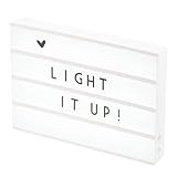 Lightbox mit buchstaben – A3 – 85 zeichen