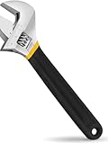 JRSHIRLEYLTD 200mm Schraubenschlüssel,Verstellbarer Rollgabelschlüssel Adjustable Wrench Einmaulschlüssel aus Chrom-Vanadium Stahl(Max.24mm Maulweite) mit Sechskantschlüsselsatz