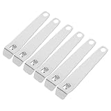 Amosfun 1 Satz Flaschenöffner Stützschelle Der Kraftstoffleitung Mülleimer Mit Deckel Medikamentenöffner Flüssigkeitsöffner Kapselheber Aus Edelstahl Ampulle Snapper Rostfreier Stahl 6st