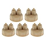Dickly 5X Aquarium Tank Kohlendioxid DIY mit Schnellschraubflasche