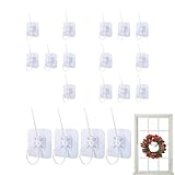 Selbstklebende Haken, kein Bohren, transparente Aufhänger, Aufbewahrungshaken für Bad, Schrank, Eingang, Waschküche, Spind, Zimmer, Haus, Hütte, Haus, Hof, Ornamente