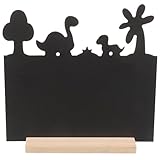 Generisch Kleiner Holz Kreidetafel mit Ständer Kleine Tisch Kreidetafel Robuste Holz Messageboard für Zuhause Büro Party und Hochzeit