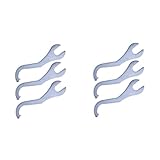 BESPORTBLE 6 Stk Achsfeststellschlüssel reparaturset fahrrad bike tool set Fahrrad Drehmomentschlüssel Tretlagerwerkzeug Reparaturschlüssel für Fahrrad Fahrradreparaturschlüssel Silver