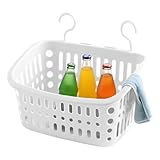 Aufbewahrungskorb für Pool, Organizer für Getränke und Aufbewahrung für Pool, Behälter mit Haken, UV-beständig, für Wasserflaschen, Getränke, Snacks, Handtücher und Spielzeug