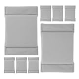 DOITOOL 8 Stück Teiliges Kamera Gepolsterte Stoßabsorbierende Trennwände für Kamera-case Flexible Facheinteilung für Objektive Blitze und Zubehör Leichtes Organizer-partition-pad