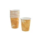 Homéa, Set mit 10 Pappbechern, 23 cl, Exotic Mood