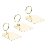 BELLIFFY 3 Stück Preisschildklammern aus Metall Schwarze Preisschildhalterklemmen für Supermarkt Werbeclips zur Preisauszeichnung von Waren und Ladenwerbung