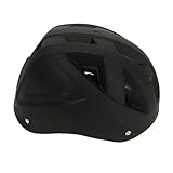 Fahrradhelm, Fahrradhelm mit 12 Löchern, Belüftung, Kunststoffschaum, Leicht, Atmungsaktiv, Löcher, Sicherheitshelm, Skate-Helm für Fahrräder, Longboards und Skateboards, Roller