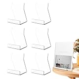 Buchstaffelei aus Acryl, Buchständer, Staffelei-Halter, Ständer – Staffelei-Präsentationsplatte, Mehrzweckgebrauch in Bibliothek, Schule, Büros, Zuhause