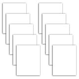 Reinigungsblatt für Laser- und Tintenstrahldrucker, wiederverwendbar, 21,6 x 27,9 cm, Briefgröße, Druckerreinigungspapier für Computer, Scanner, Kopierer, Faxrollen, Reinigungsblatt-Set, 10 Blatt