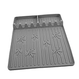 GALPADA Grillmatte Hitzebeständig Rutschfest Bbq Grill Seiteneinsatz Matte für Outdoor Camping Picknick Schutzmatte aus Lebensmittelechtem Material für Gasgrill und Backofen