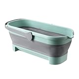 Haushalts-Mopp-Eimer, faltbarer rechteckiger Wasserkorb | Aufbewahrungseimer-Organizer, Haushaltsreinigung, Camping, Kalibriereimer, Falteimer ist perfekt für den Mopp