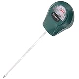 Yardwe Bodendetektor Bodentemperatursonde Bodenfeuchtigkeitsmesser Bodentest-Kit Belichtungsmesser für Pflanzen Blumenerde Soil Tester Soil ph Tester Gartenbodentester Bodenmonitor Metall