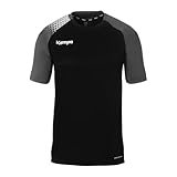 Kempa Herren Ambition 28 Shirt Trikot, Schwarz/Anthra, L EU