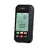 GARVALON Strahlungsdetektor Tester Für Elektromagnetische Strahlung Elektromagnetischer Detektor Emf-recorder Gold-test-kit Digitaler Detektor Großbild-detektor Emf-detektor Black Plastik
