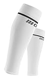 CEP - Essential Calf Sleeves Unisex | XL | White | Beinlinge mit Easy Pressure Technologie für Damen und Herren | Beinstulpen für Sport Made in Italy