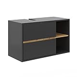 Vicco Waschbeckenunterschrank Viola, Anthrazit, 100 x 60 cm