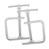 OSALADI 1 Satz Spannwerkzeug Clips Für Terrassensofas Stuhlklemmen Montageklemmen Für Schubladenfronten Befestigungen Für Korbsessel Befestigung Für Outdoor-stuhl Silver Legierung 2st