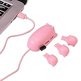 Tier USB Hub, Swine Typ C Hub, USB Docking Station, Hog Decoration Hub, Tier-Shaped USB Hub mit Swine Typ C Docking Station und 3-Port USB Adapter für Laptop, Tablet und mobile Geräte