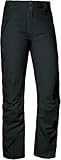 Schöffel Damen Weissach L, wasser- und winddichte Skihose, warme Schneehose mit Verstärkung gegen Skikantenschläge und Schneefang, black, 44