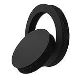 DOITOOL 2 Satz Schalldichter Schwamm Lautsprecher klingelt schnell Lautsprecherringe im Auto Dichtungspolster für Lautsprecher Auto Lautsprecherabstandshalter Auto zubehör Adapter Black