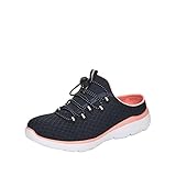 Rieker Damen Clogs M5090-14 blau Gr. 41