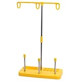 JEWEDECO Sewing Machine Universal Garnrollenhalter Aus Für 3 Spulen Praktischer Fadenständer Für Haushaltsnähmaschinen Und Stickarbeiten
