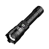 TaimeiMao LED Taschenlampe Aufladbar, 2000L Extrem Helle Zoombares Taschenlampen mit 3 Lichtmodi & Langer Betriebsdauer, Taschenlampe Wasserdicht für Haushalt Auto Outdoorarbeit Reisen Camping