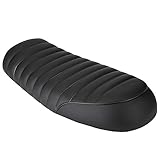 Qiilu Motorradsitz, PU-Leder, Vintage, Cafe, Racer, flacher Sitz, für CG125 GN CG CB400SS