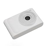 Mikro-Spiegelreflexkamera, 48 MP HD, Dünne und Leichte, Kratzfeste Digitalkamera, Elektronische 4K-Bildstabilisierung für Reisen (White)