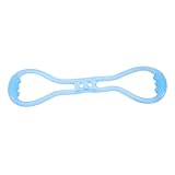 ARTSEWPLY Multifunktionales Silikon Fitnessband Form Elastisches Yogaband Tragbar Strapazierfähig Für Krafttraining Dehnung Yoga Training Blau