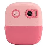 Kinderkameraspielzeug, Sofortdruckkamera mit Vorder- und Rückkamera, Videoaufzeichnung, 2,4-Zoll-HD-Bildschirm, 8-facher Digitalzoom, Wiederaufladbarer Akku, für und Mädchen,