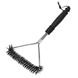 ROYJJ BBQ Drahtbürste BBQ Reiniger Grills Bürste Ofenreiniger Stahldraht Locken Grills Bürste Grillbürste
