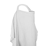 Sichtschutz Stilltuch, Mutter-Fütterschal, Stillschal mit Baumwollmaterial, Fütterungsschild mit leichtem Design, Krankenschwesterabdeckung, Schal für Einkaufsparks und öffentliche Räume