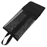 Healeved Tanzschuhbeutel mit Reißverschluss und Griff Atmungsaktives Mesh Leichter Schuhbeutel für Spitzenschuhe Ballerina Lateintanzschuhe Robuste Aufbewahrungstasche für Reisen und