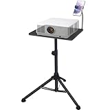 GLEAM Beamer Ständer Multifunktionaler Beamer Stativ Universal Kamera Bodenständer für Laptop Ständer Tragbarer Verstellbare Höhe von 61 cm bis 101 cm mit Platte