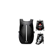 HYC00 Motorradrucksäcke für Herren, wasserdichter Helmrucksack, Motorradzubehör, Laptoptaschen, Reiserucksäcke, Schultaschen für Studenten