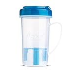 Merula Cupscup Mikrowellen-Dampfreinigungsbecher für Menstruationstassen, Transparent-blau