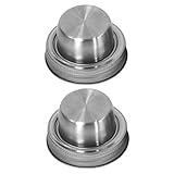 JEWEDECO Wiederverwendbare Edelstahl Deckel Für Einmachgläser Shaker Lids Für Cocktails Und Gewürze Perfekt Für Die Zubereitung Von Drinks Und Zum Aufbewahren Von Kräutern