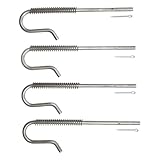 Renyanparts 107762 50997D J Haken mit Feder 48707DA Kompatibel mit International I4 I6 MTA MV M MD MDV H HV Super OS4 OS6 W4 W6 O4 O6 ODS6 Kompatibel mit FARMALL Traktor 200 230 100 130