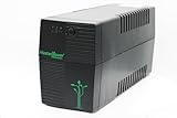 Master Power USV, Unterbrechungsfreie Stromversorgung, UPS 650 VA, konstante Ausgangsspannung 360 W, 2 Schuko-Steckdosen